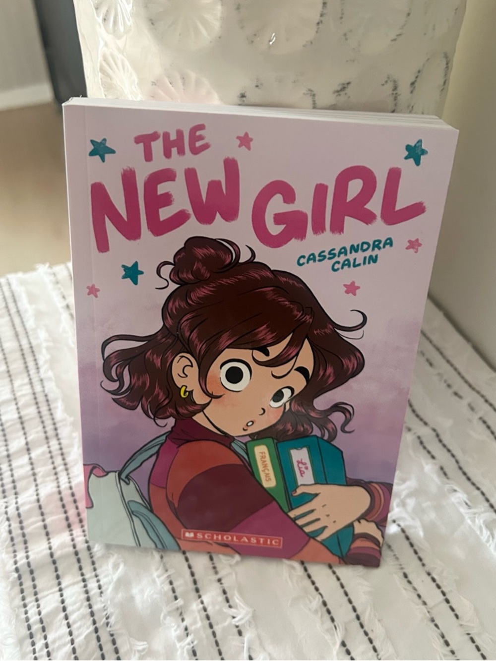 The New Girl by Cassandra Calin Graphic Novel Middle Grade 2024 Book
